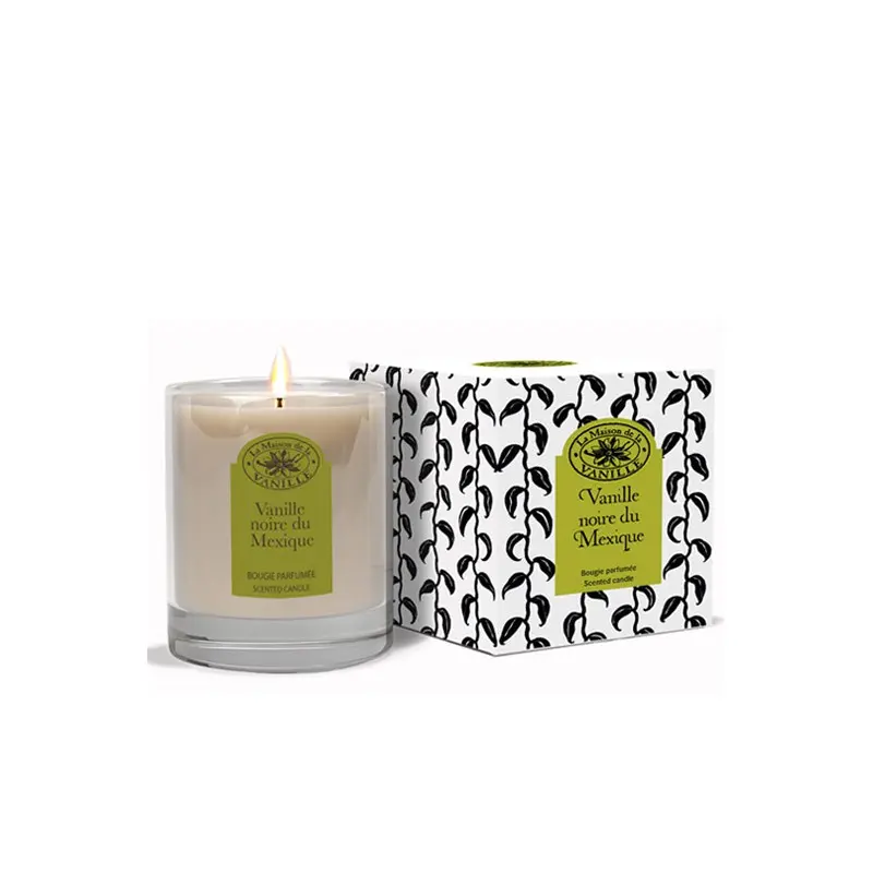 Bougie parfumée vanille noire du Mexique 180 g