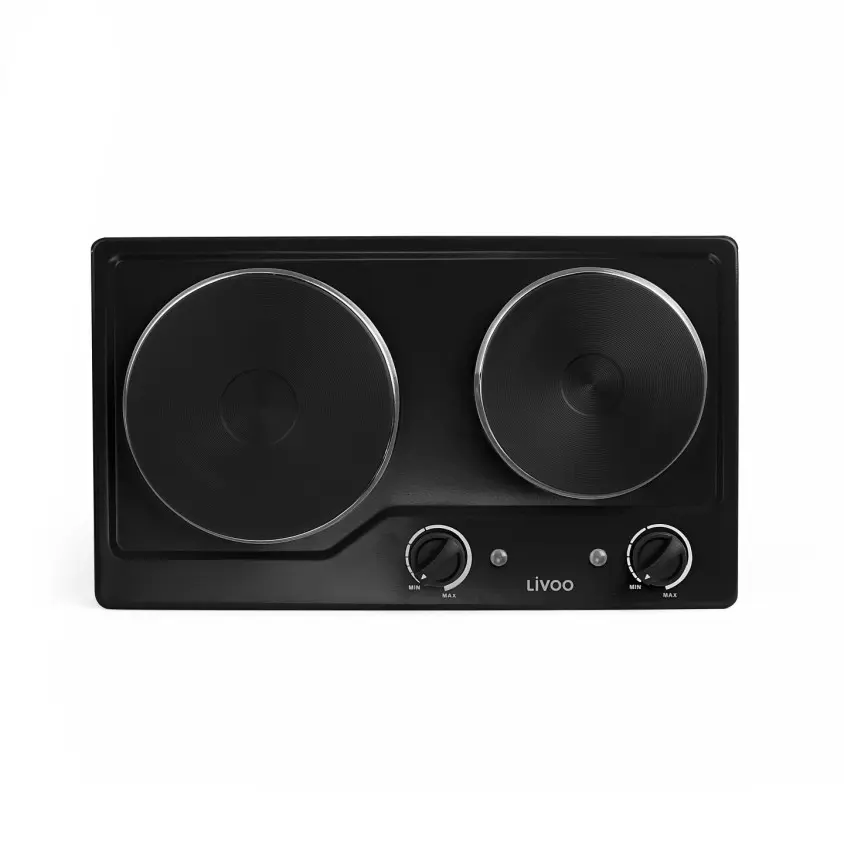 Plaque de cuisson électrique double encastrable