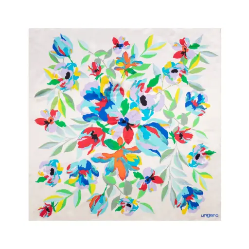[UFM239G] Foulard soie Paola Ungaro